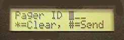 Notifier sending screen