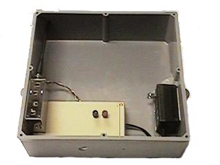 D-SIG open cabinet showig internal components